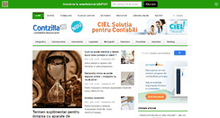 Desktop Screenshot of contzilla.ro